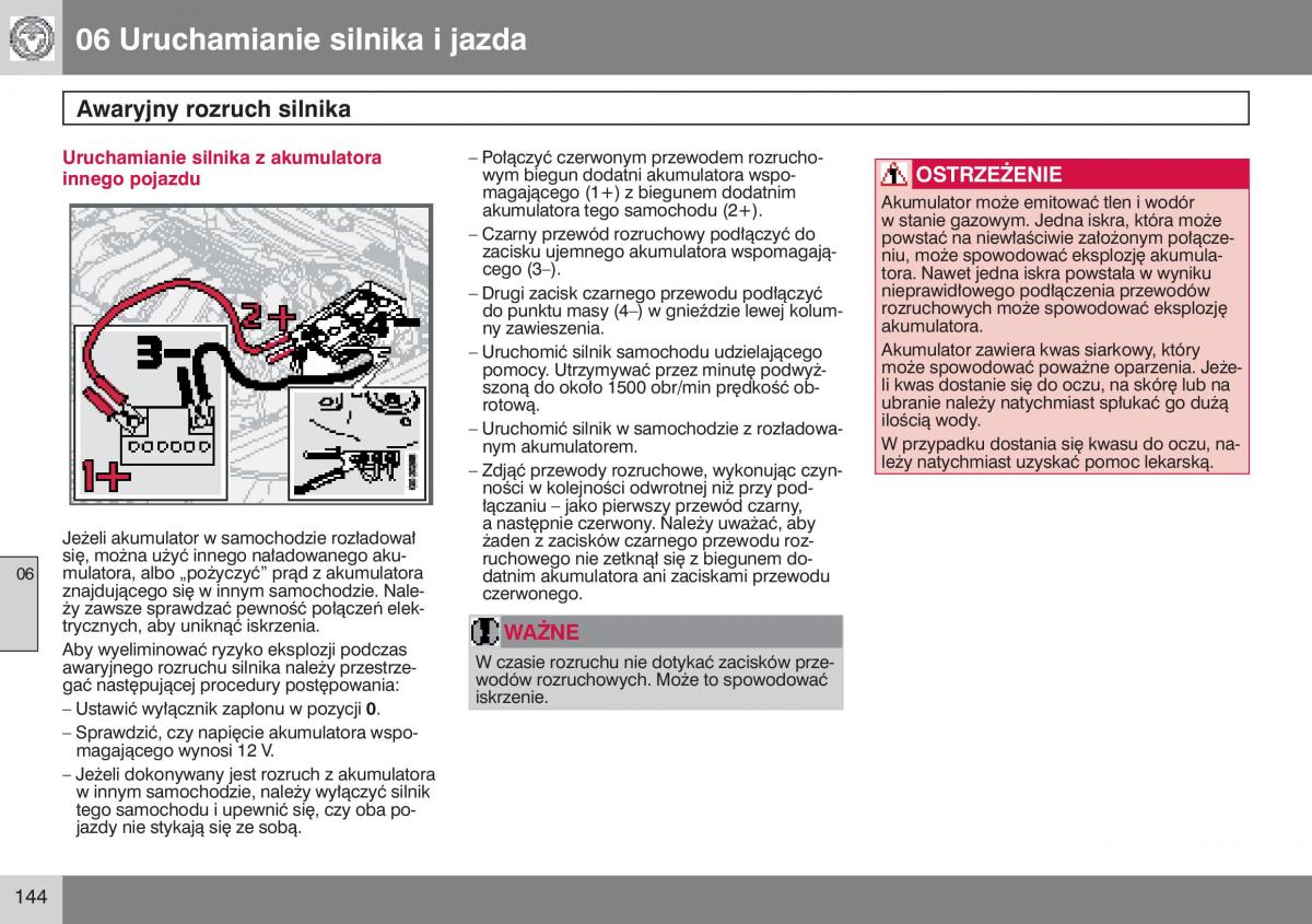 Volvo V50 instrukcja obslugi / page 145