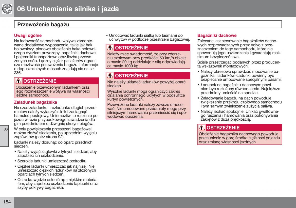 Volvo V50 instrukcja obslugi / page 155