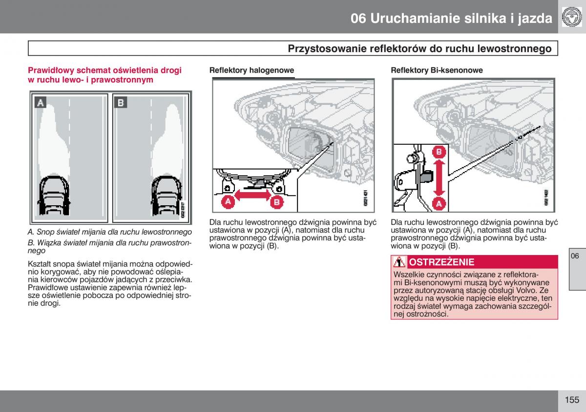 Volvo V50 instrukcja obslugi / page 156