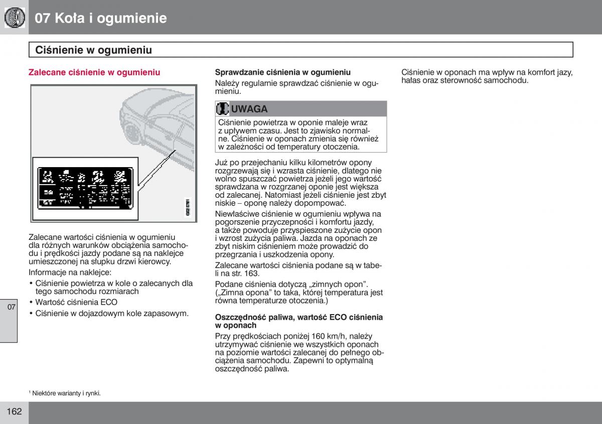 Volvo V50 instrukcja obslugi / page 163