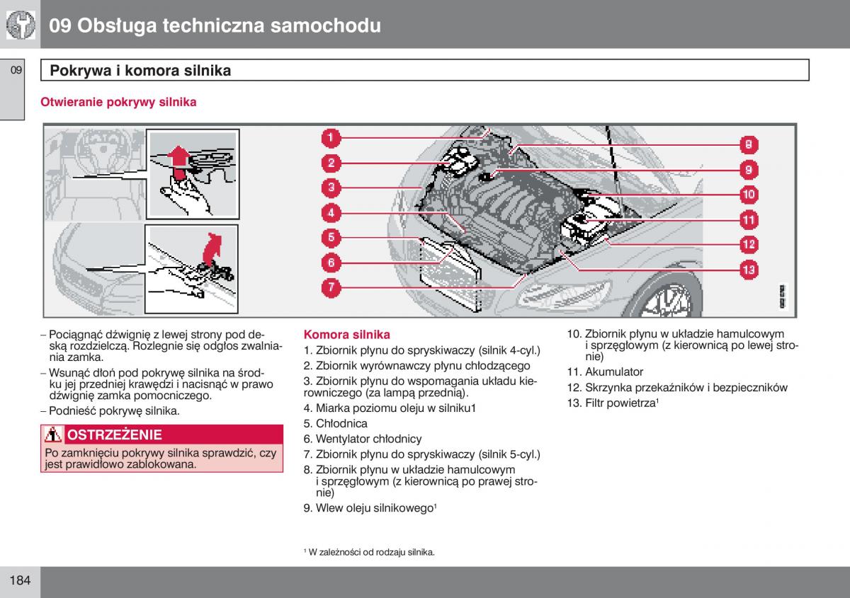 Volvo V50 instrukcja obslugi / page 185