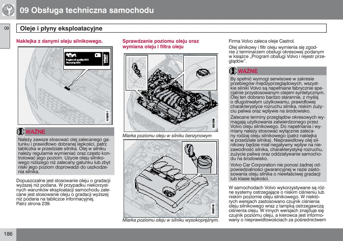 Volvo V50 instrukcja obslugi / page 187