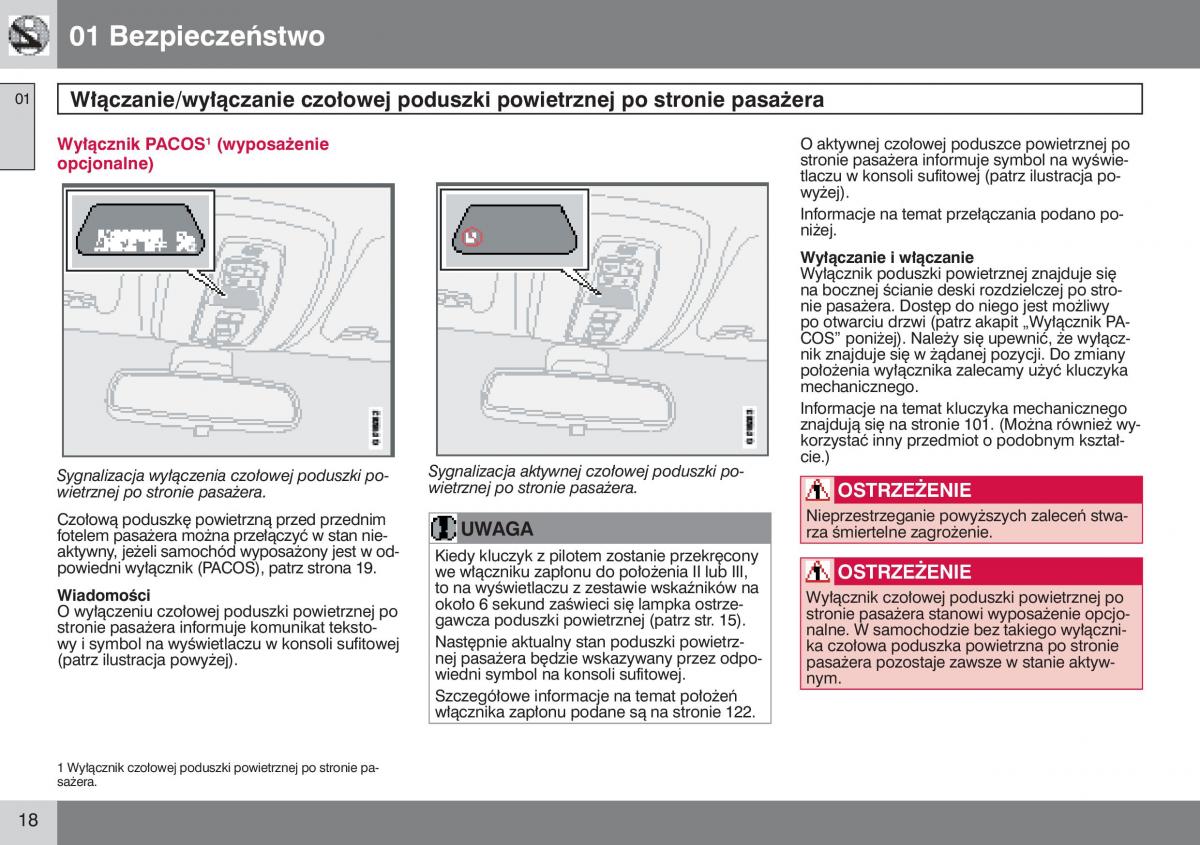 Volvo V50 instrukcja obslugi / page 19