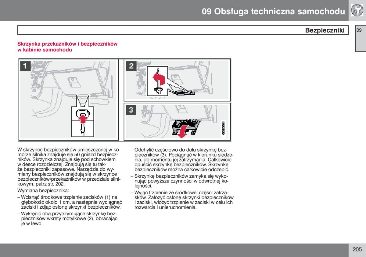 Volvo V50 instrukcja obslugi / page 206