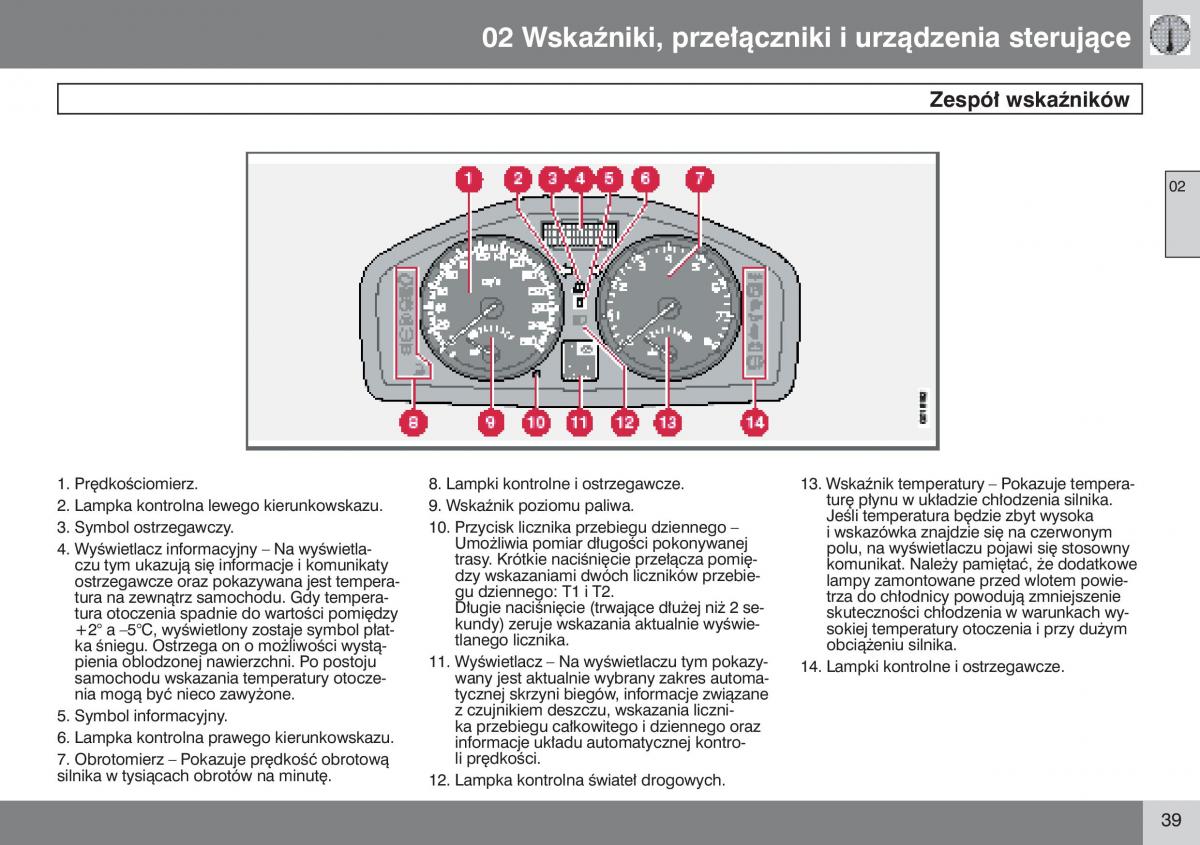 Volvo V50 instrukcja obslugi / page 40