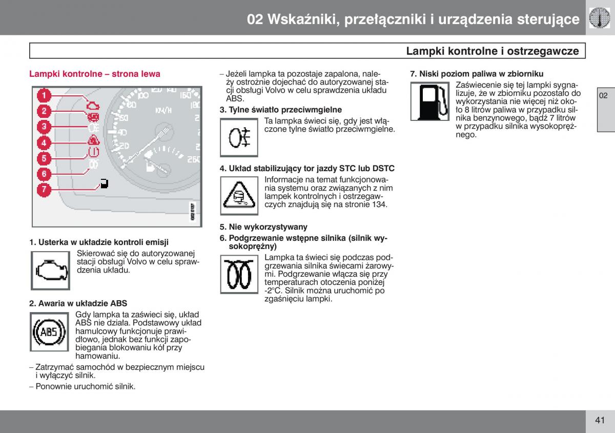 Volvo V50 instrukcja obslugi / page 42