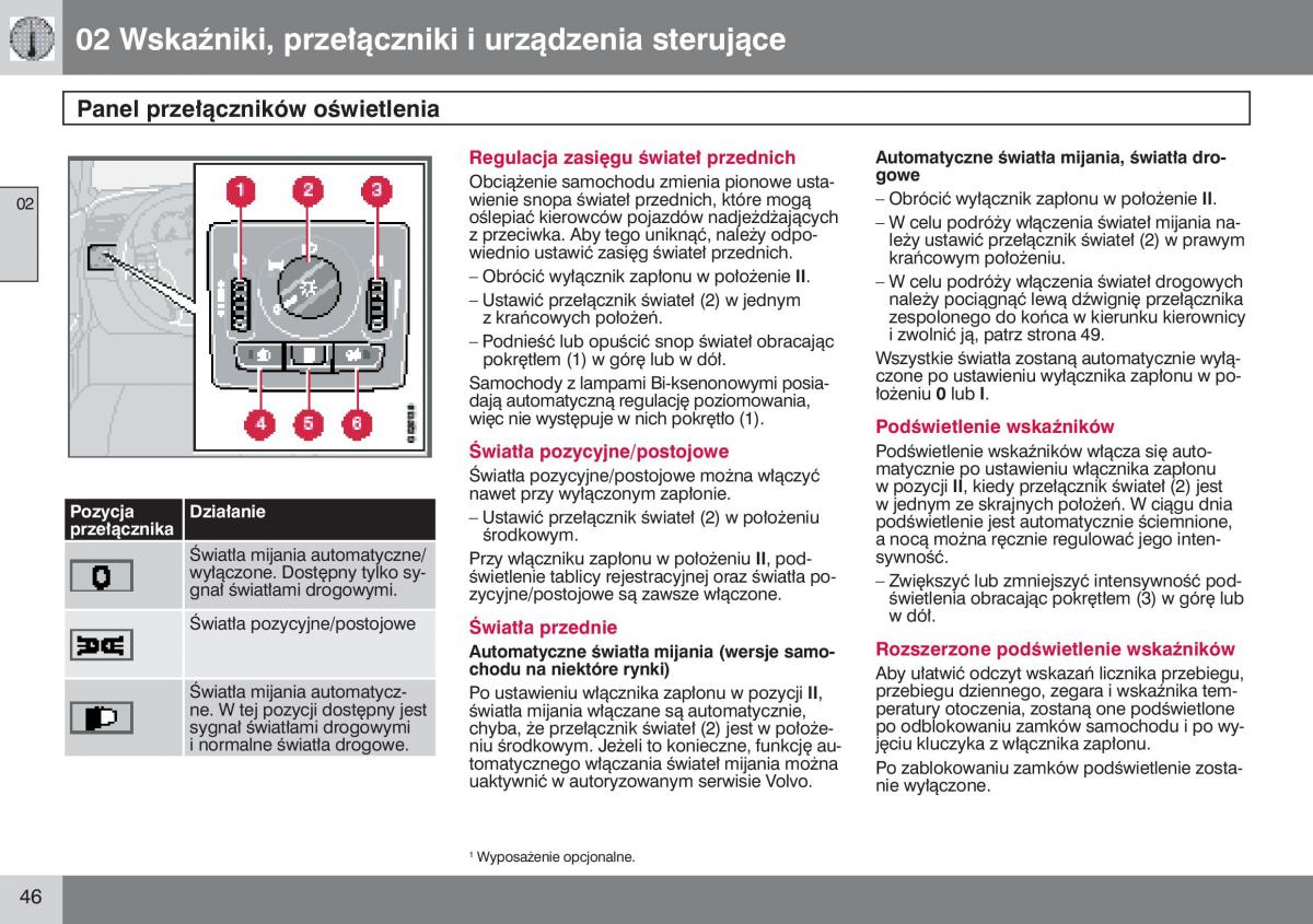 Volvo V50 instrukcja obslugi / page 47