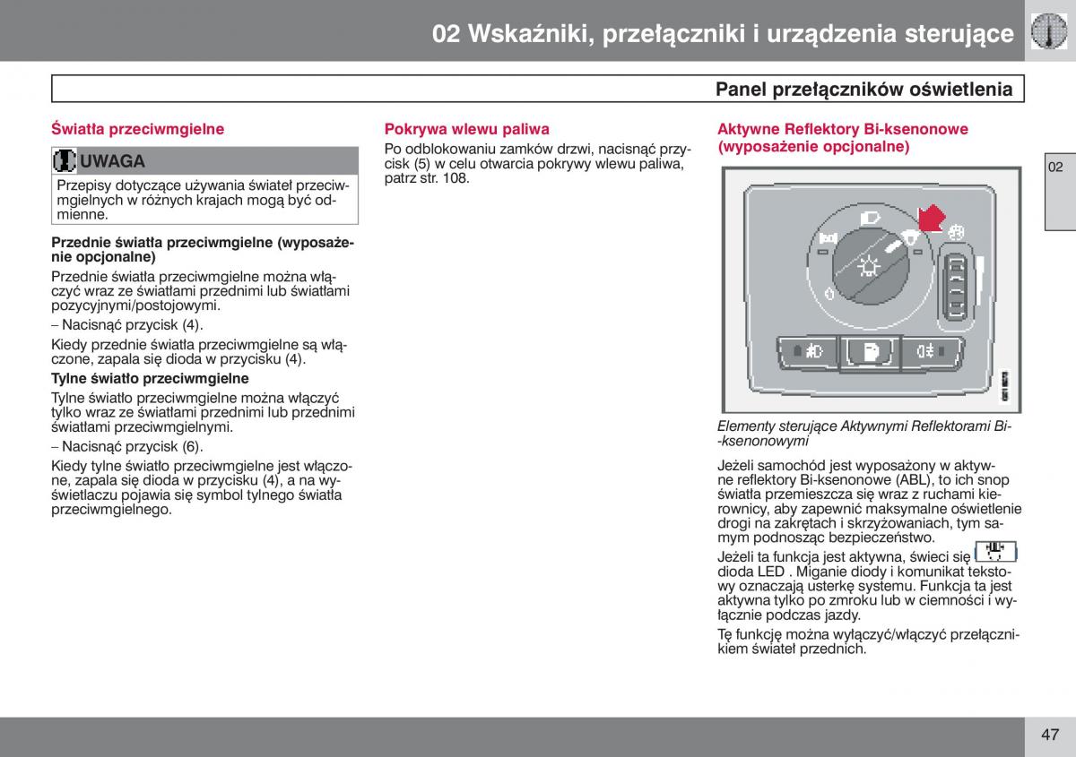 Volvo V50 instrukcja obslugi / page 48