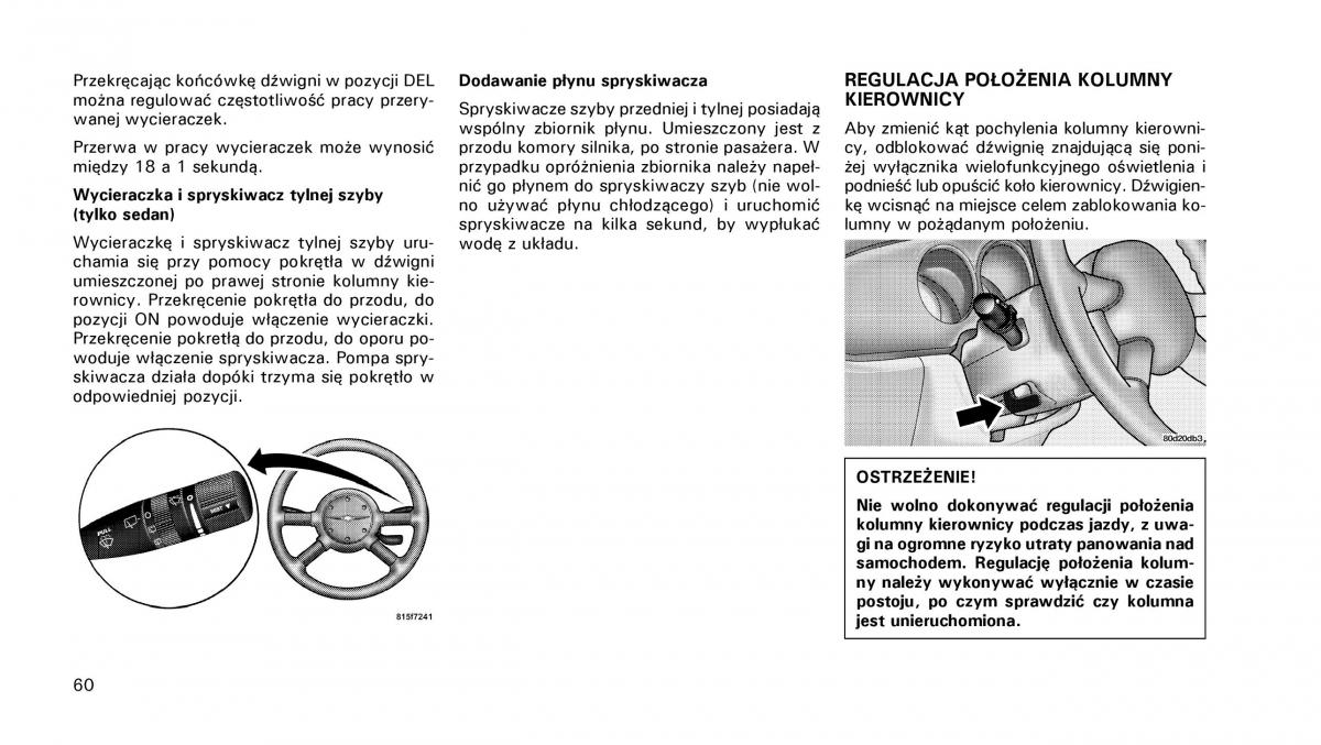 Chrysler PT Cruiser instrukcja obslugi / page 61