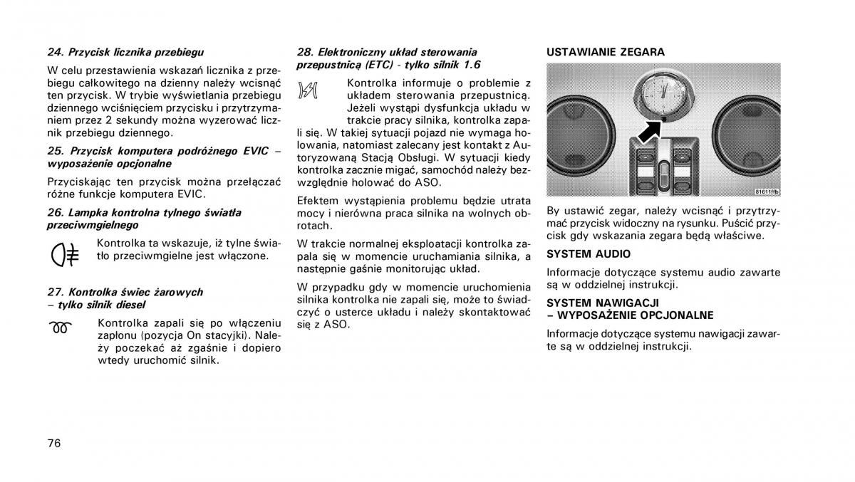 manual  Chrysler PT Cruiser instrukcja / page 77