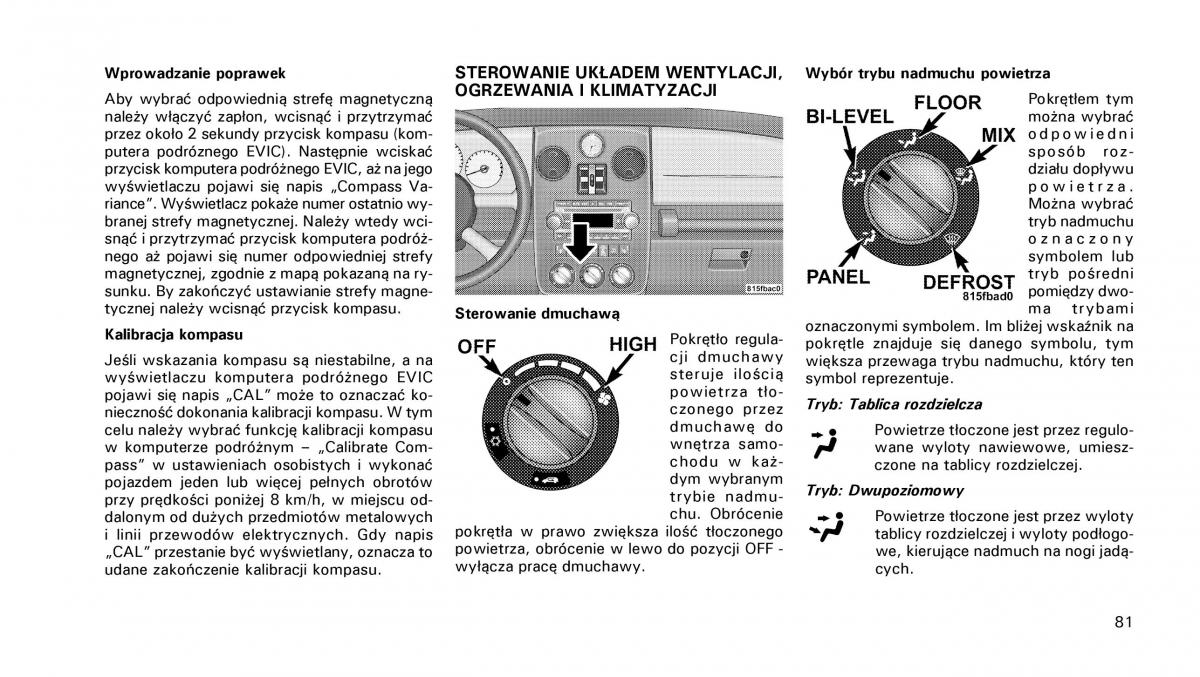 Chrysler PT Cruiser instrukcja obslugi / page 82