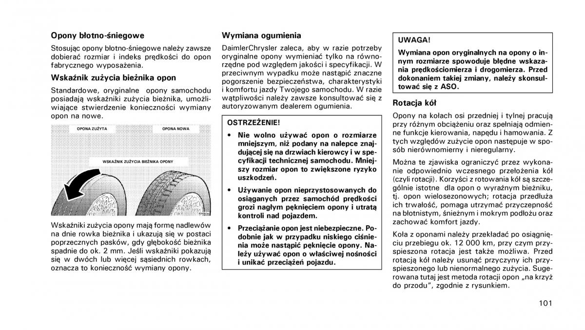 Chrysler PT Cruiser instrukcja obslugi / page 102