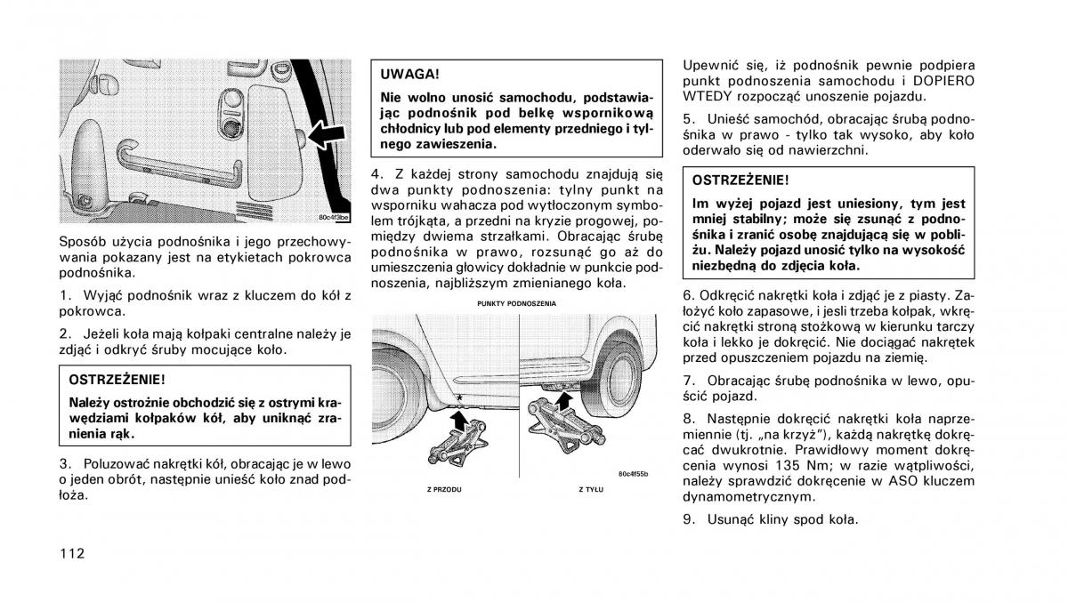 Chrysler PT Cruiser instrukcja obslugi / page 113