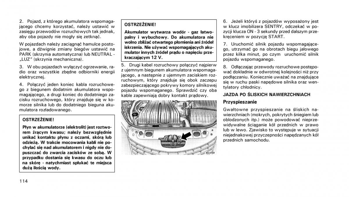 Chrysler PT Cruiser instrukcja obslugi / page 115