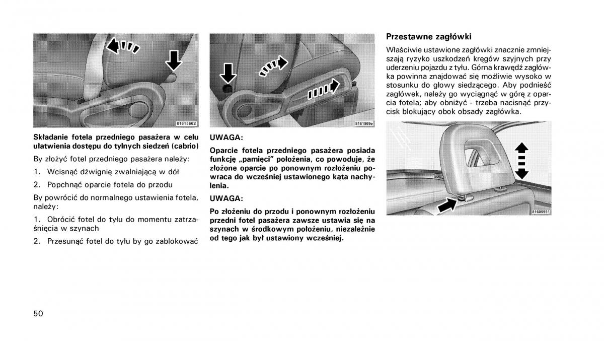 manual  Chrysler PT Cruiser instrukcja / page 51