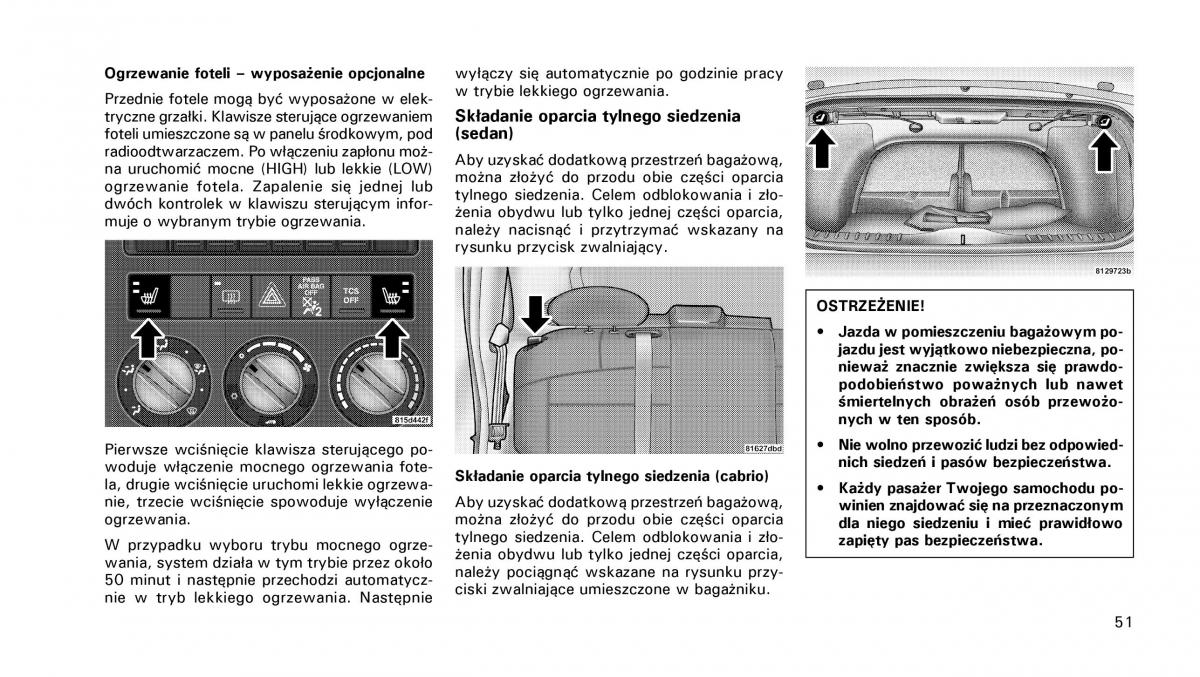 manual  Chrysler PT Cruiser instrukcja / page 52