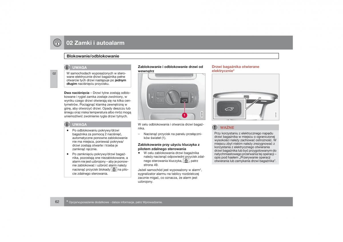 Volvo XC60 instrukcja obslugi / page 65