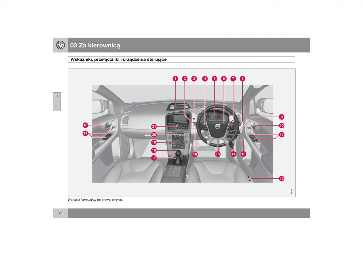 Volvo XC60 instrukcja obslugi / page 77