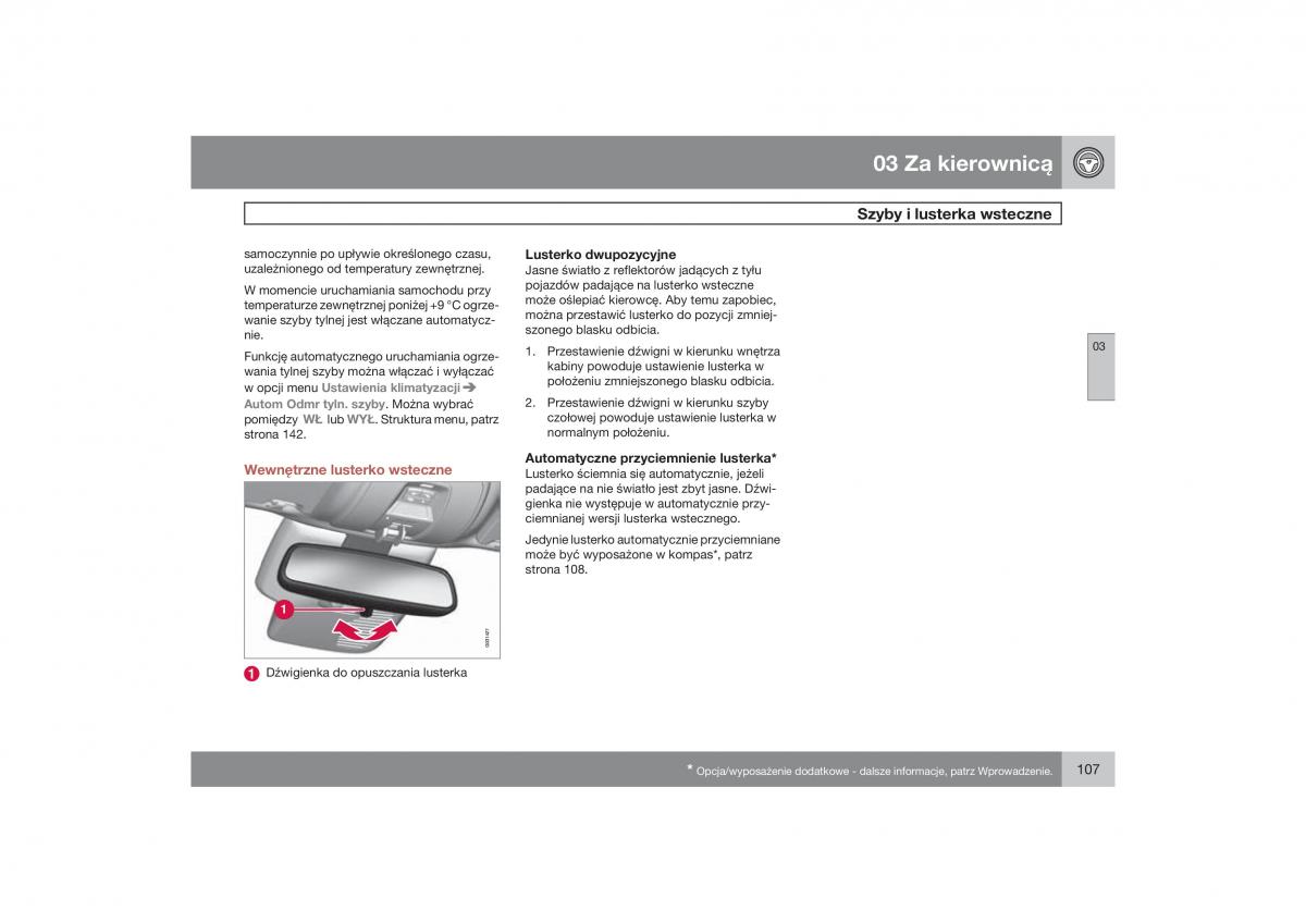 Volvo XC60 instrukcja obslugi / page 110