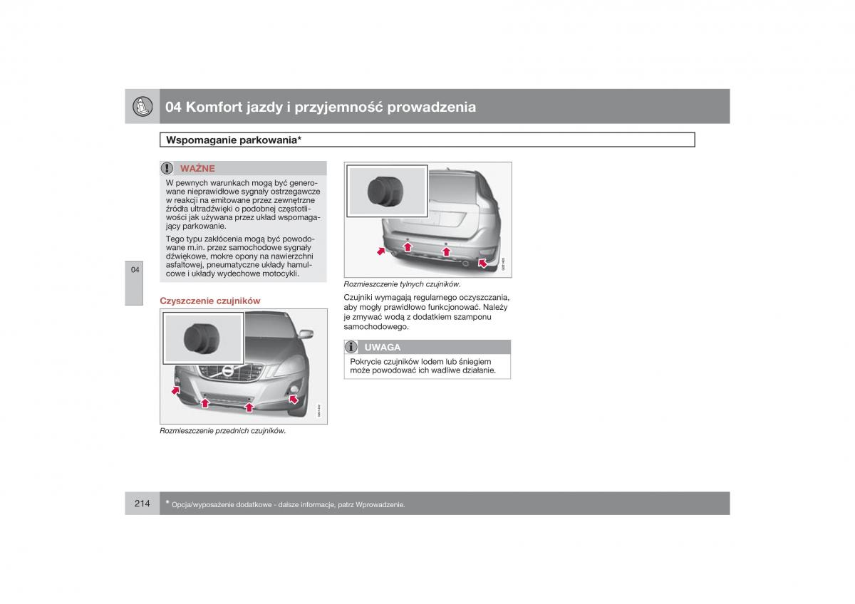 Volvo XC60 instrukcja obslugi / page 217