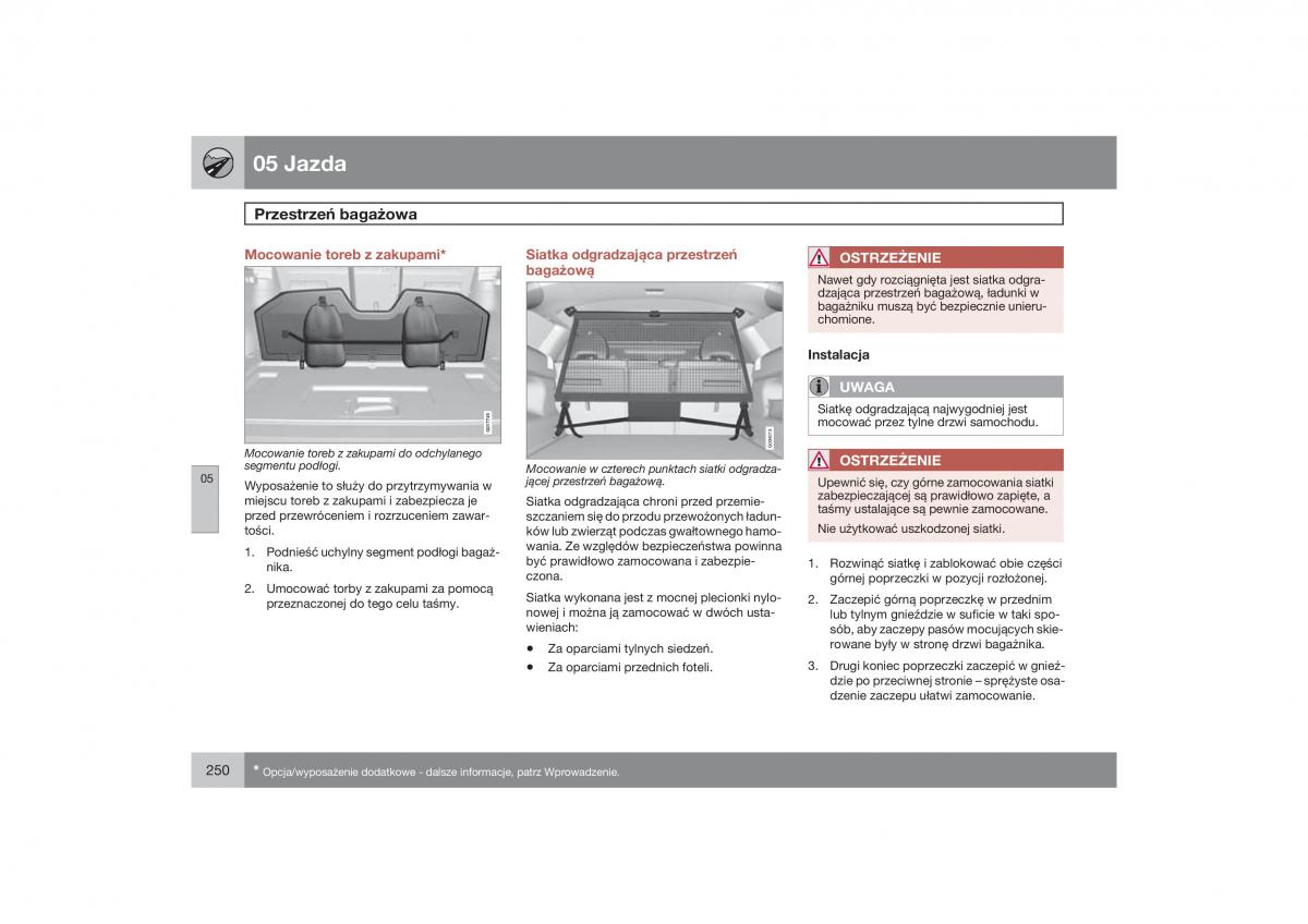 Volvo XC60 instrukcja obslugi / page 253