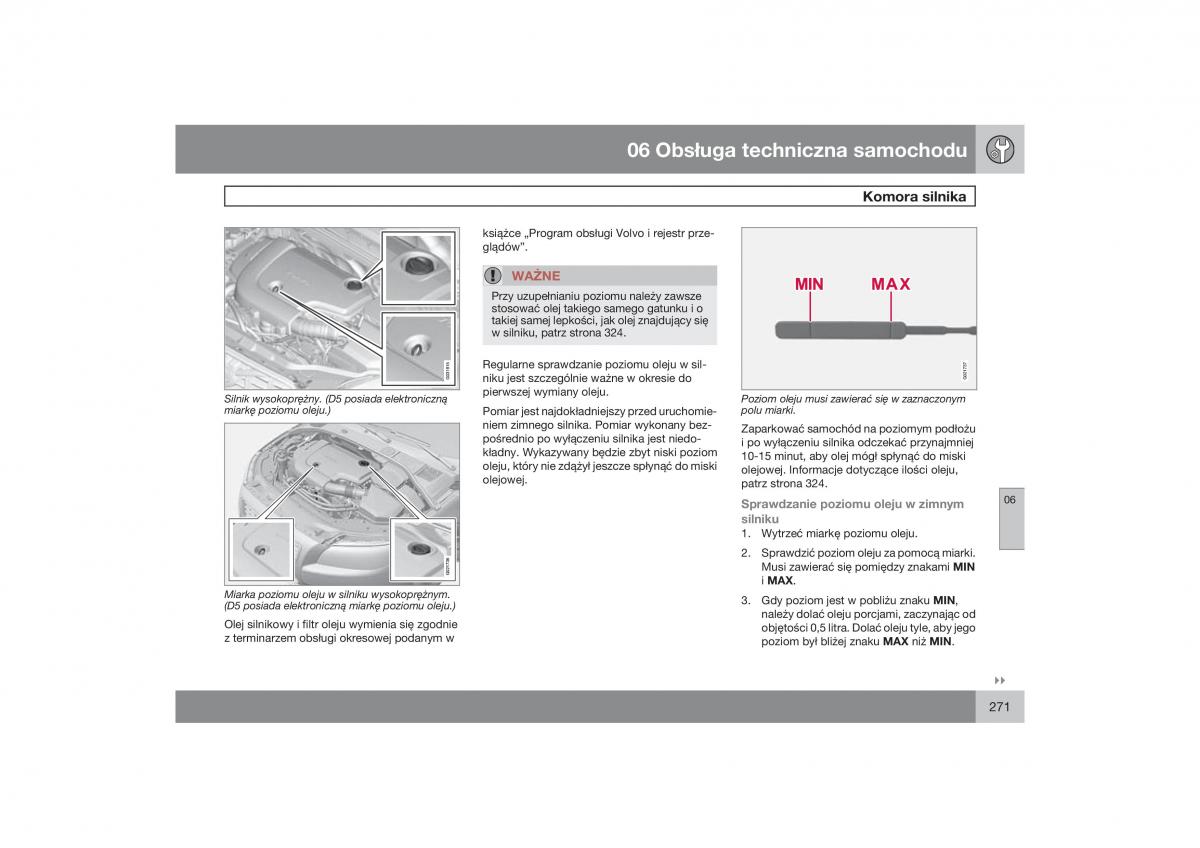 Volvo XC60 instrukcja obslugi / page 274