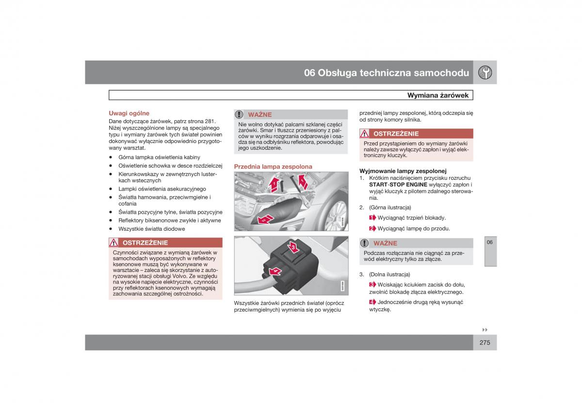 Volvo XC60 instrukcja obslugi / page 278