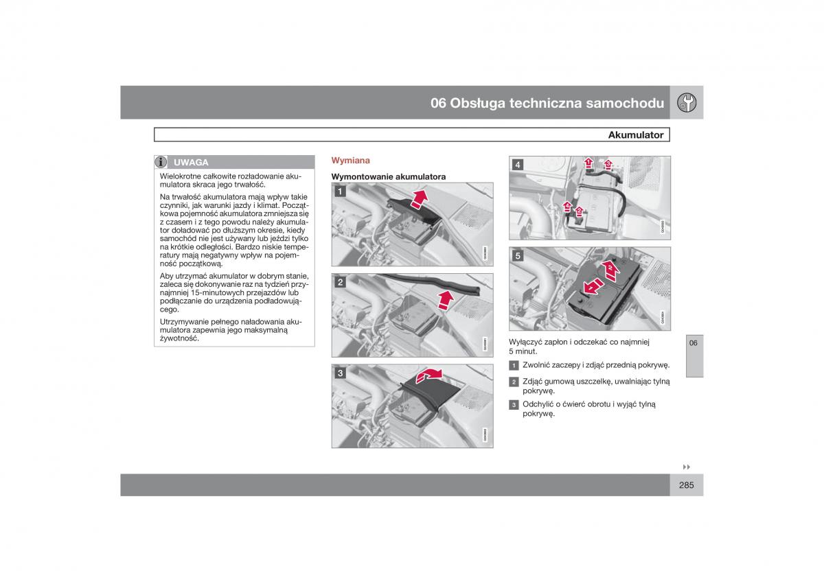 Volvo XC60 instrukcja obslugi / page 288