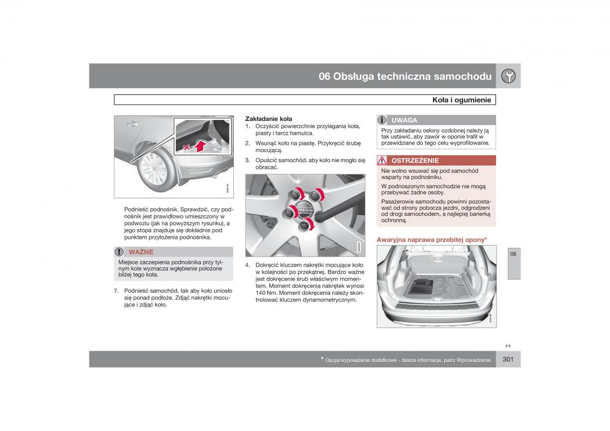 Volvo XC60 instrukcja obslugi / page 304