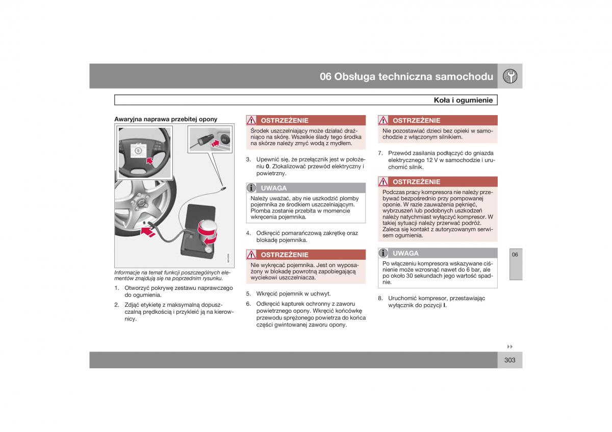 Volvo XC60 instrukcja obslugi / page 306