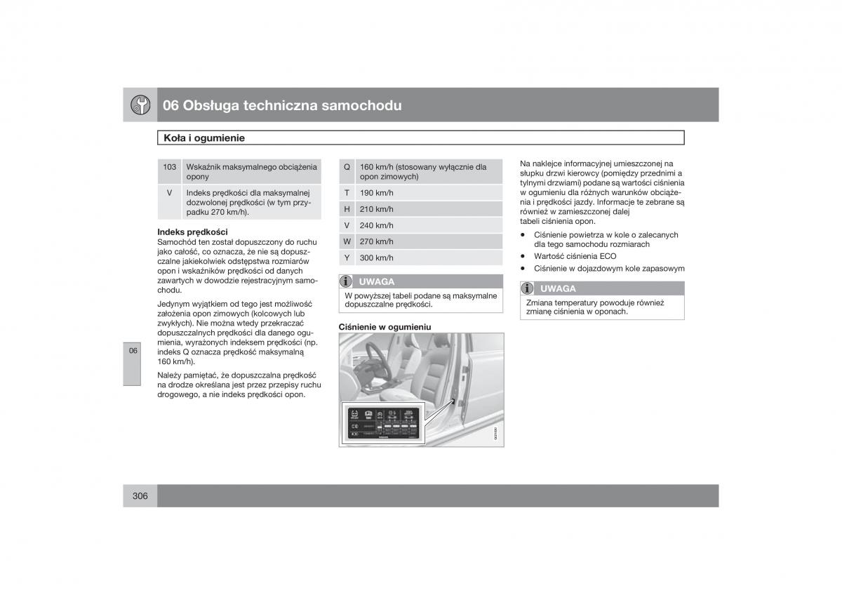 Volvo XC60 instrukcja obslugi / page 309