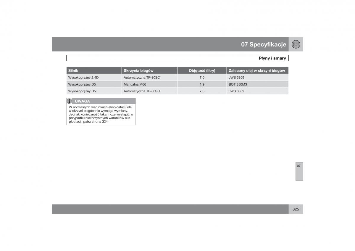 Volvo XC60 instrukcja obslugi / page 328