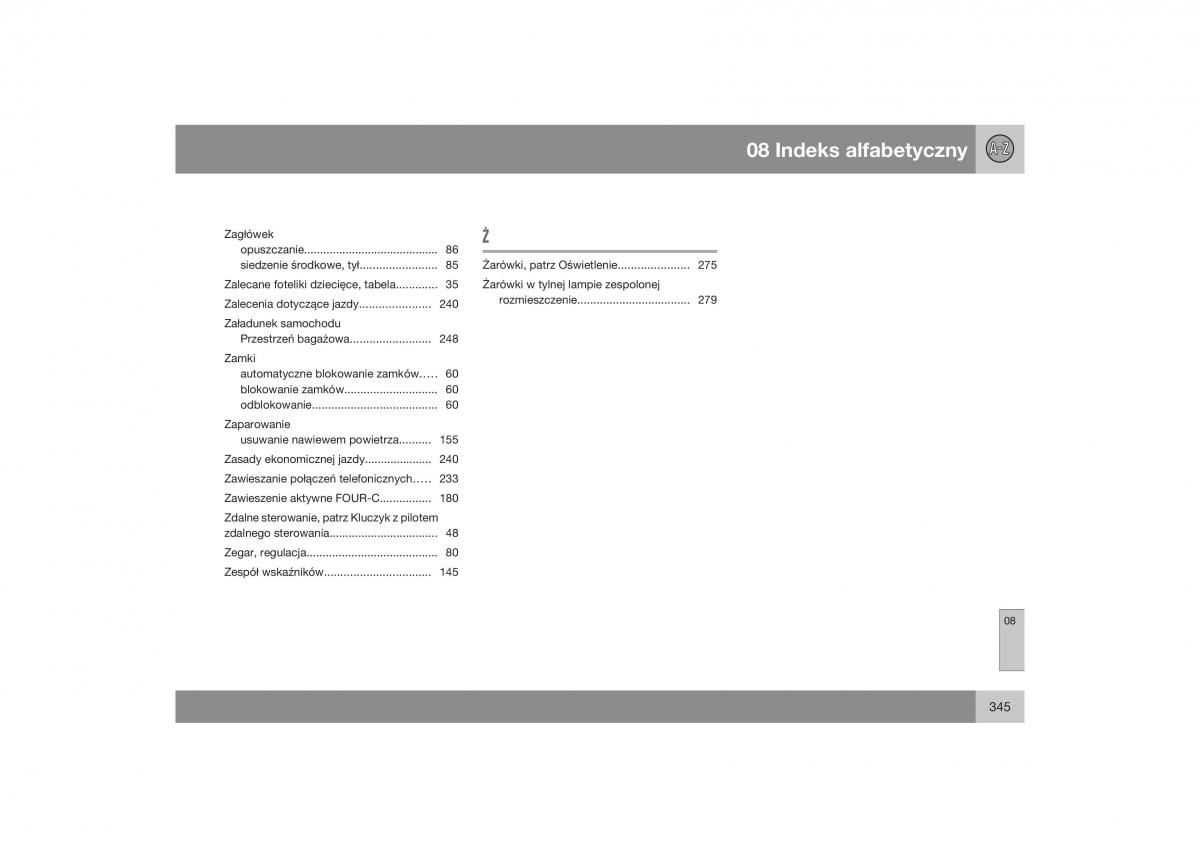 Volvo XC60 instrukcja obslugi / page 348