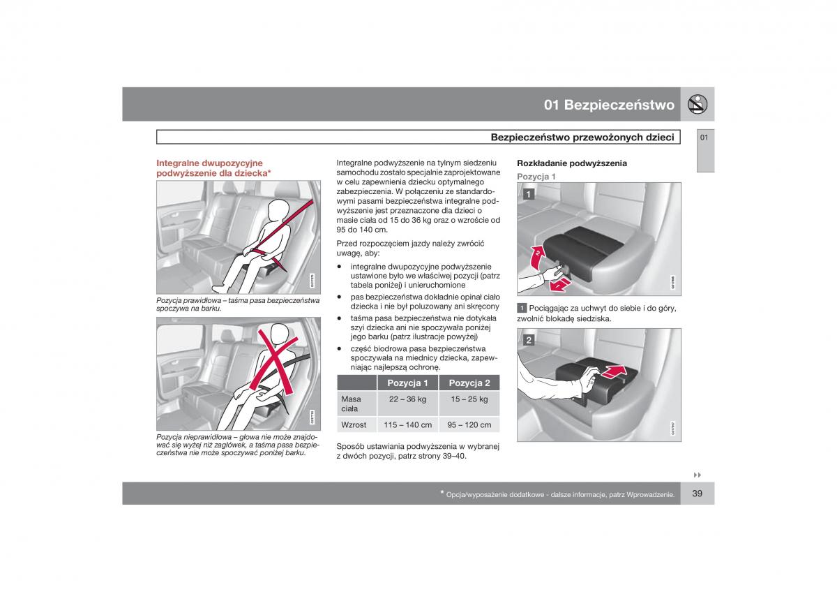 Volvo XC60 instrukcja obslugi / page 42