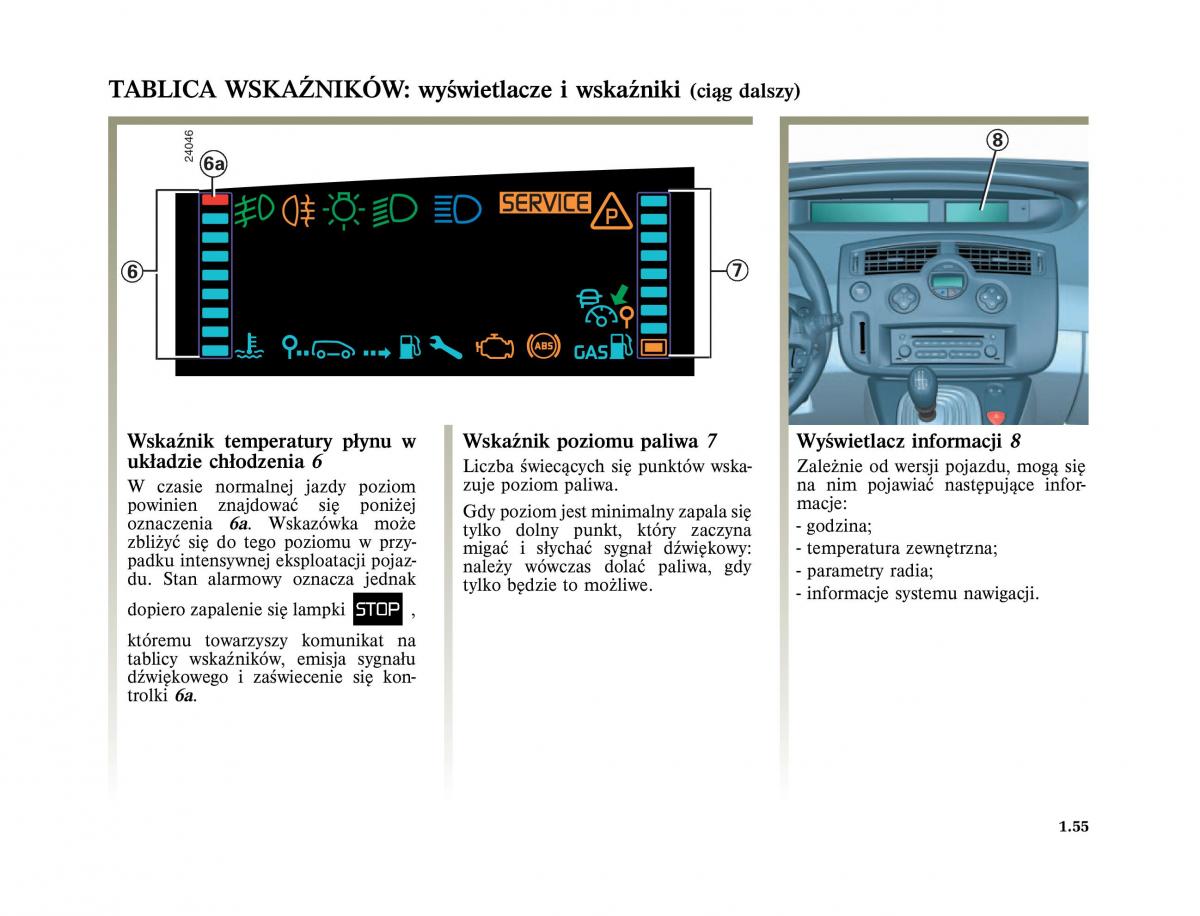 Renault Scenic II 2 Grand Scenic instrukcja obslugi / page 67