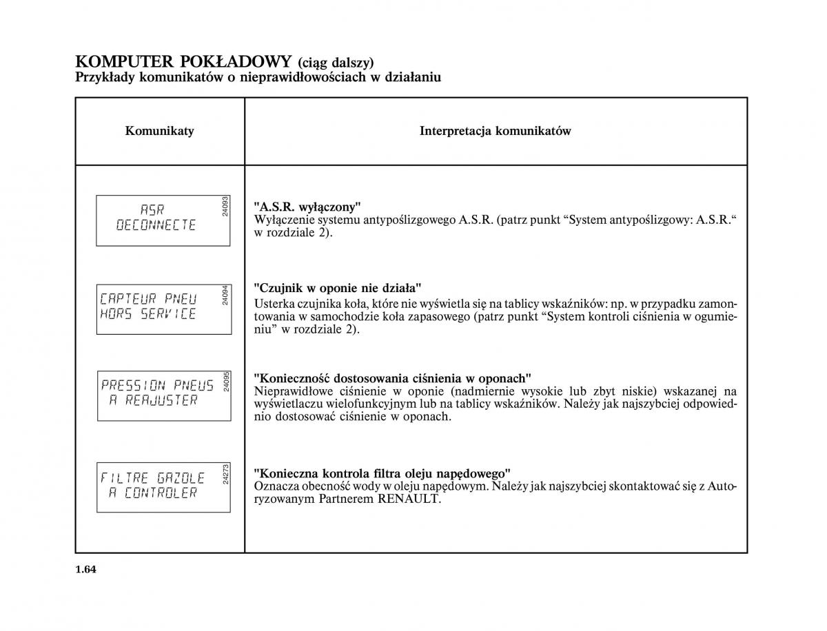 Renault Scenic II 2 Grand Scenic instrukcja obslugi / page 76