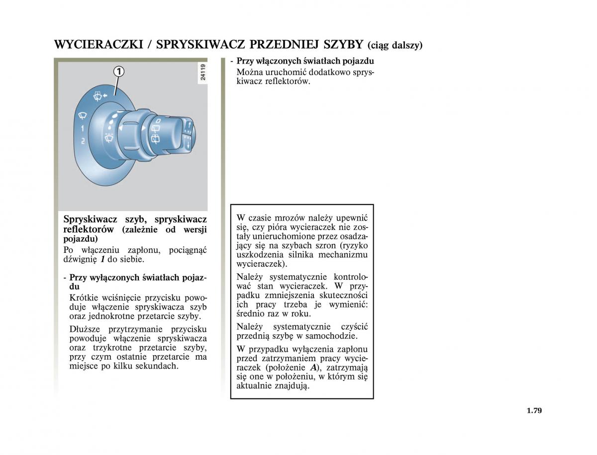 Renault Scenic II 2 Grand Scenic instrukcja obslugi / page 91