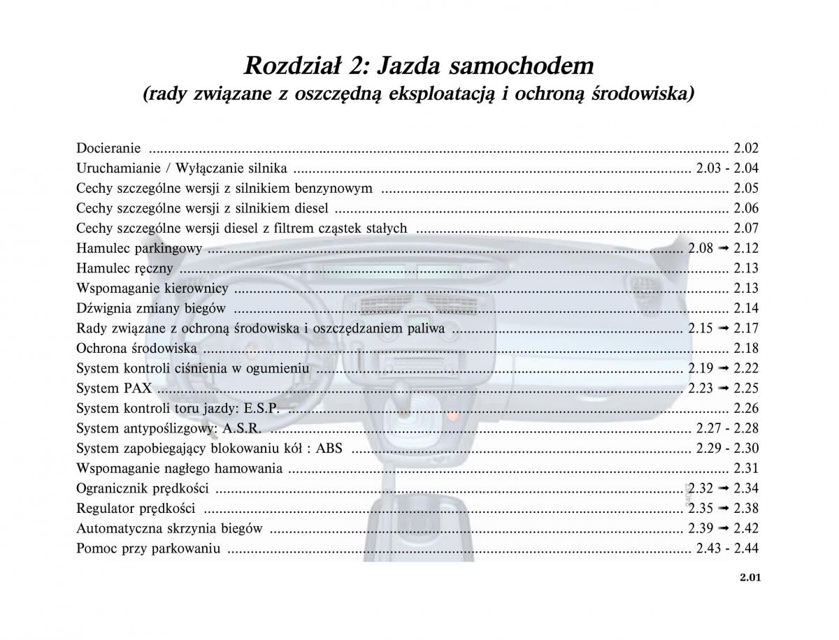 Renault Scenic II 2 Grand Scenic instrukcja obslugi / page 95