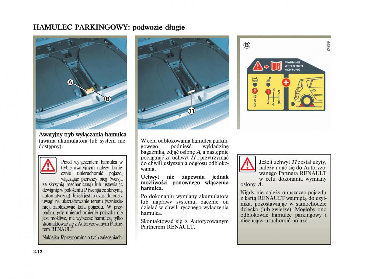 instrukcja obslugi  Renault Scenic II 2 Grand Scenic instrukcja / page 106