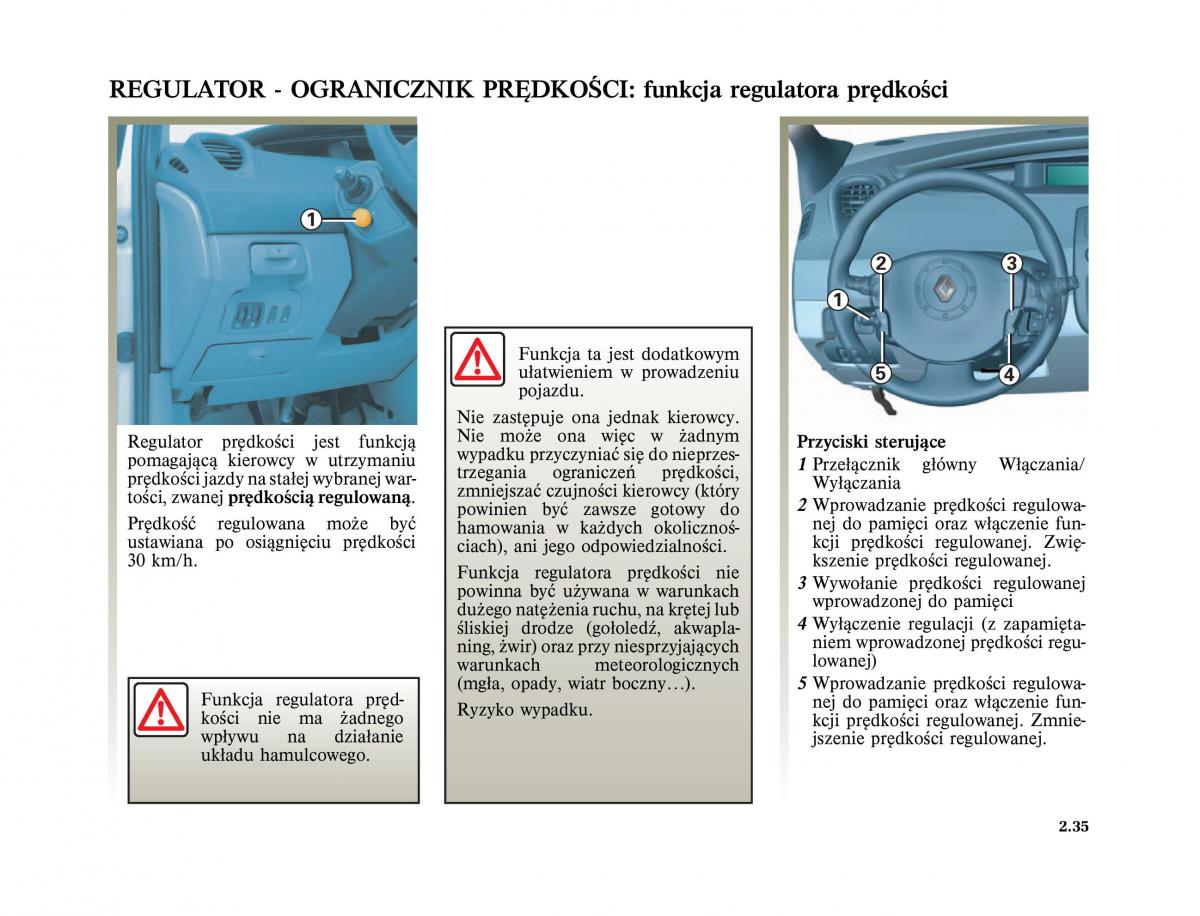 instrukcja obslugi  Renault Scenic II 2 Grand Scenic instrukcja / page 129