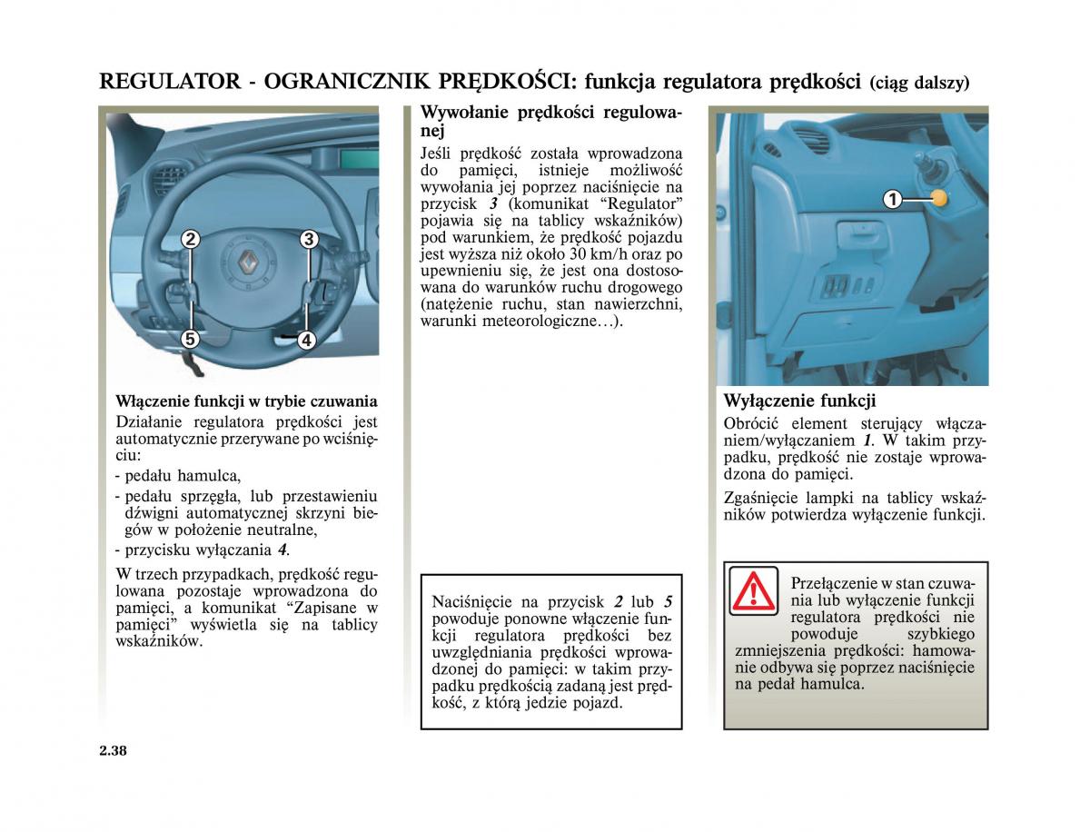 instrukcja obslugi  Renault Scenic II 2 Grand Scenic instrukcja / page 132