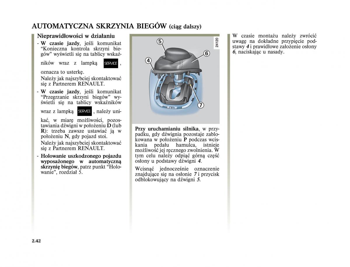 Renault Scenic II 2 Grand Scenic instrukcja obslugi / page 136