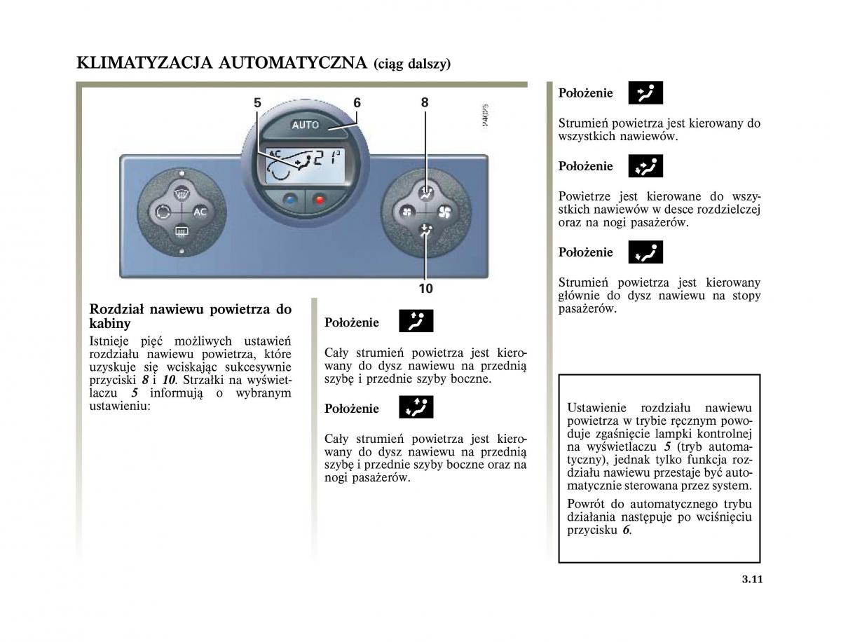 Renault Scenic II 2 Grand Scenic instrukcja obslugi / page 149