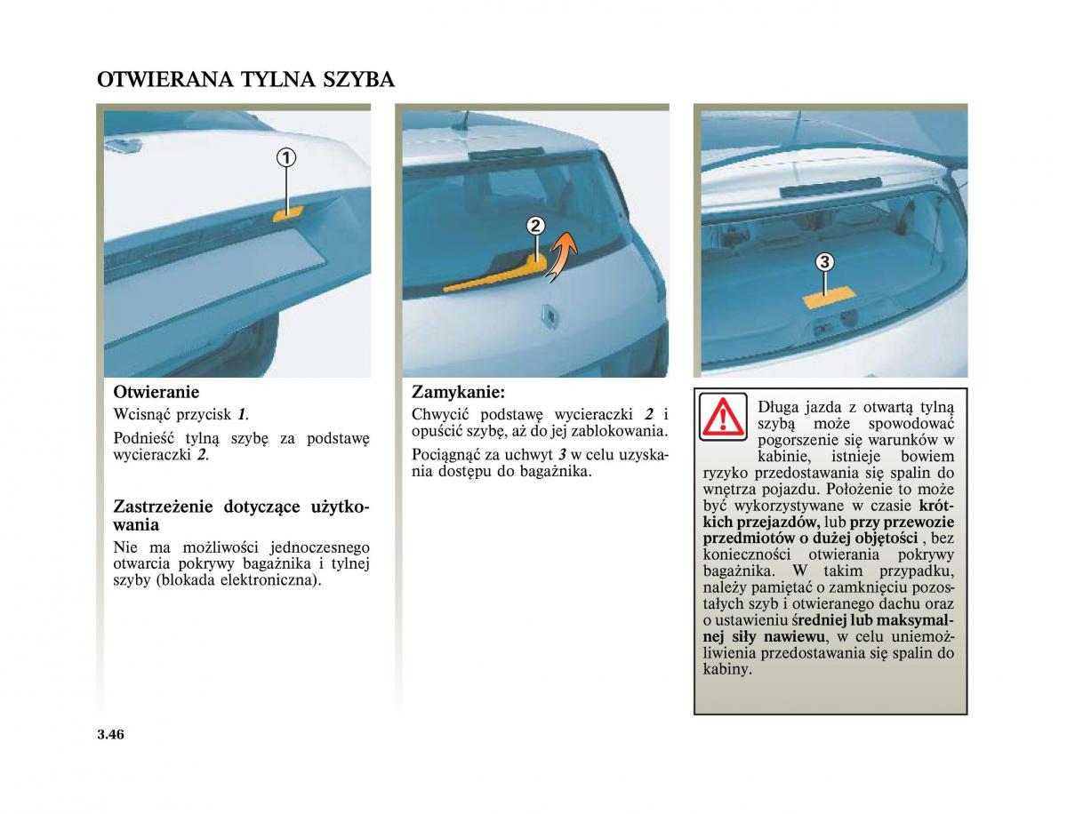 Renault Scenic II 2 Grand Scenic instrukcja obslugi / page 184