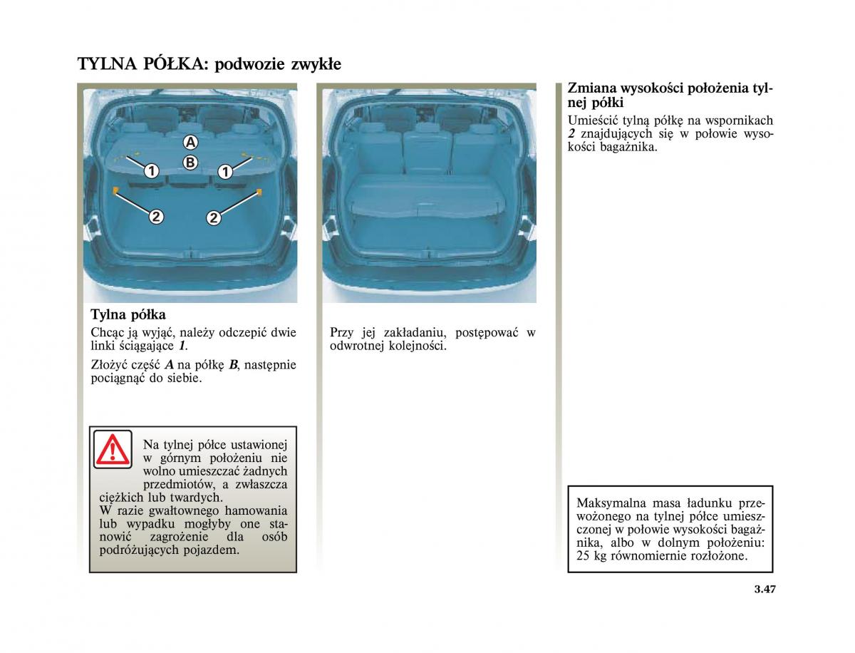 Renault Scenic II 2 Grand Scenic instrukcja obslugi / page 185