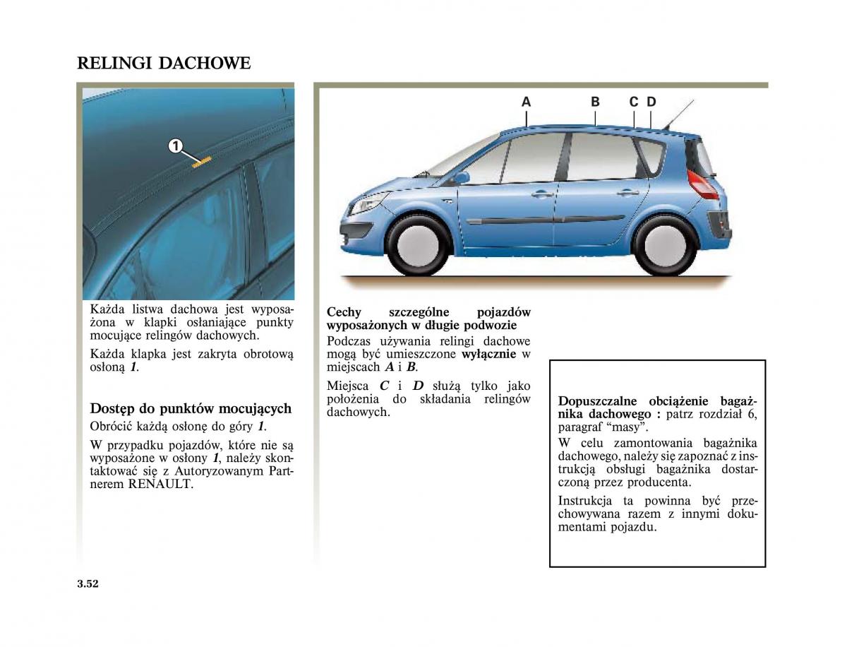 Renault Scenic II 2 Grand Scenic instrukcja obslugi / page 190