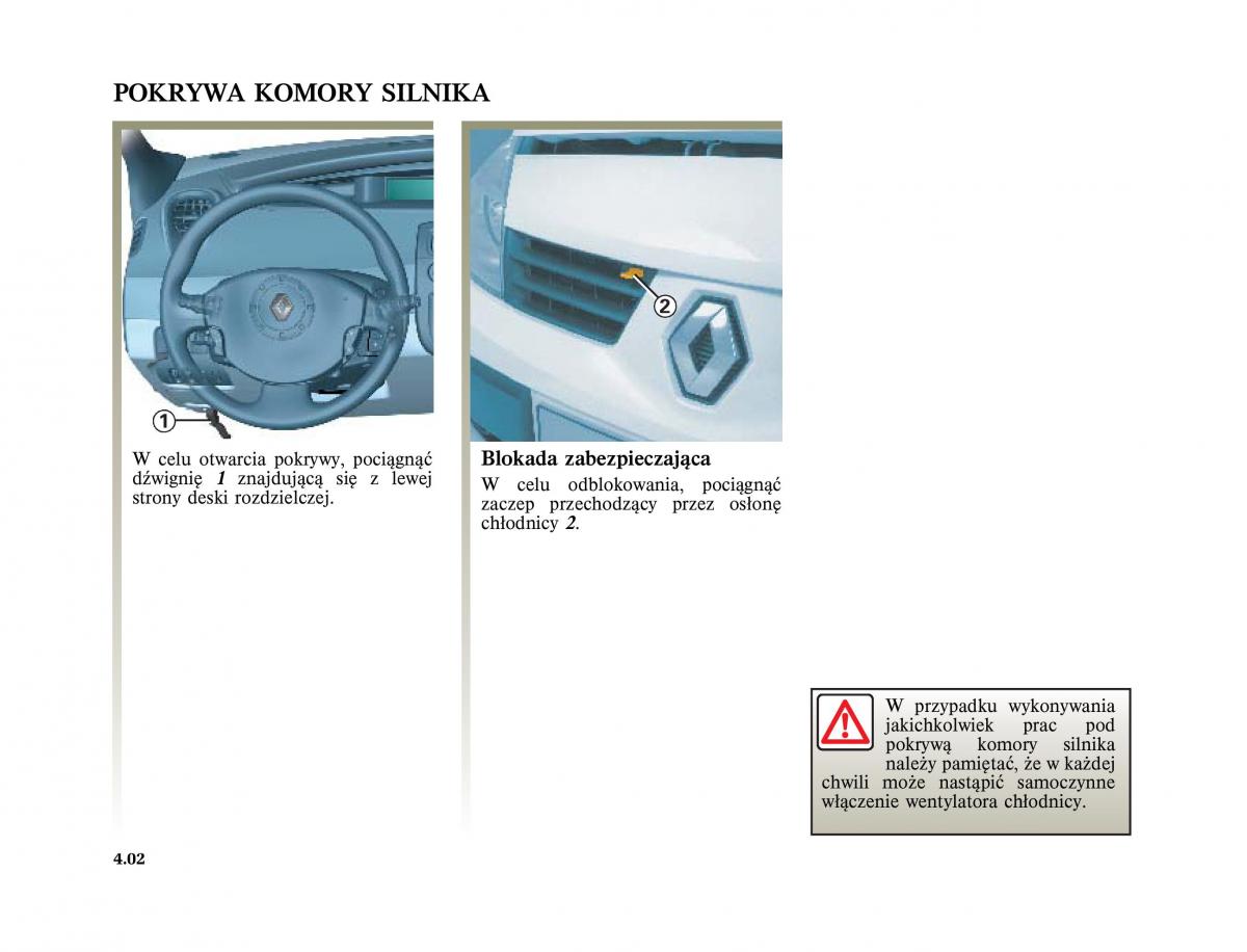 instrukcja obslugi  Renault Scenic II 2 Grand Scenic instrukcja / page 192