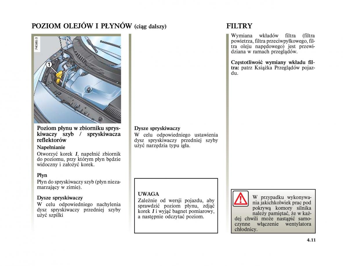 instrukcja obslugi  Renault Scenic II 2 Grand Scenic instrukcja / page 201