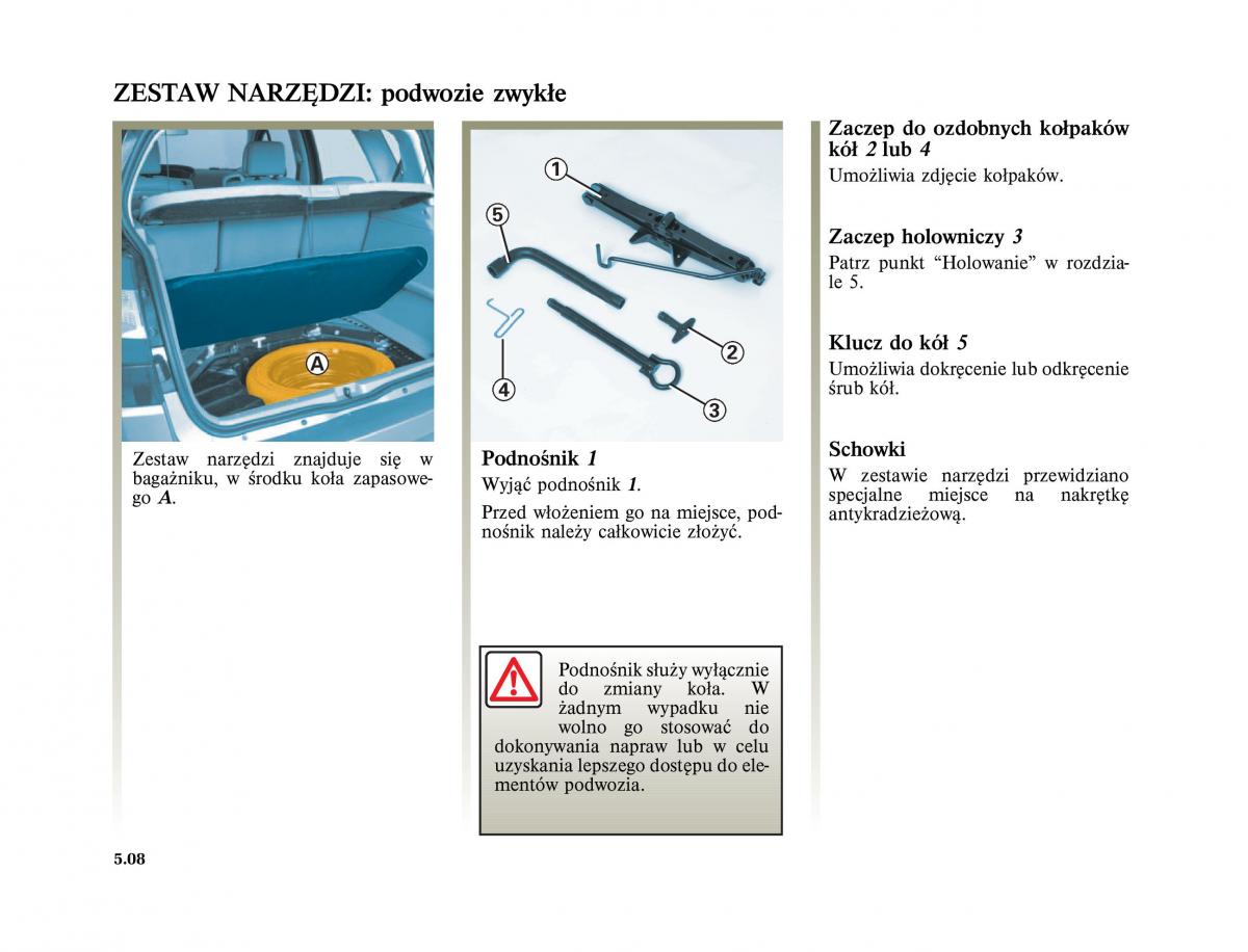 Renault Scenic II 2 Grand Scenic instrukcja obslugi / page 214