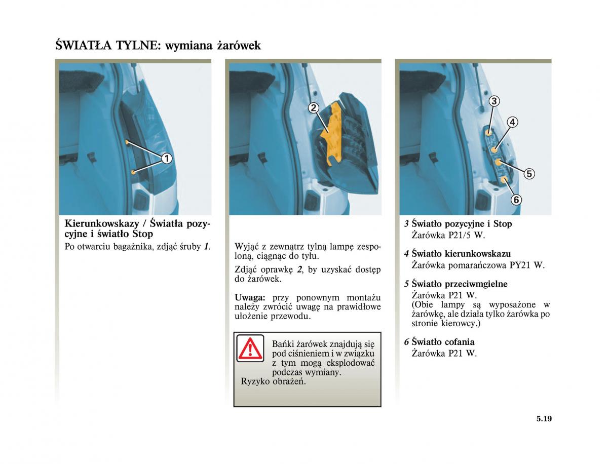 Renault Scenic II 2 Grand Scenic instrukcja obslugi / page 225